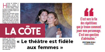 Le théâtre est fidèle aux femmes